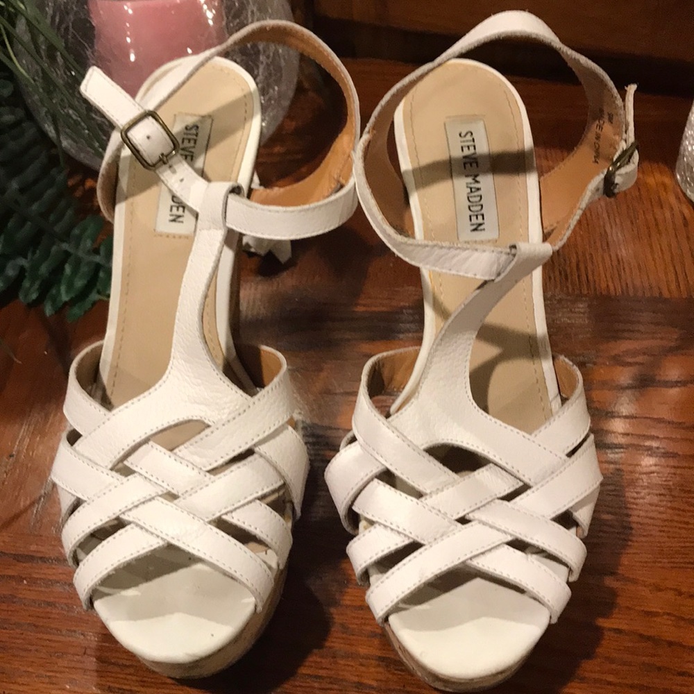 Steve Madden Leather Wildness Wedge